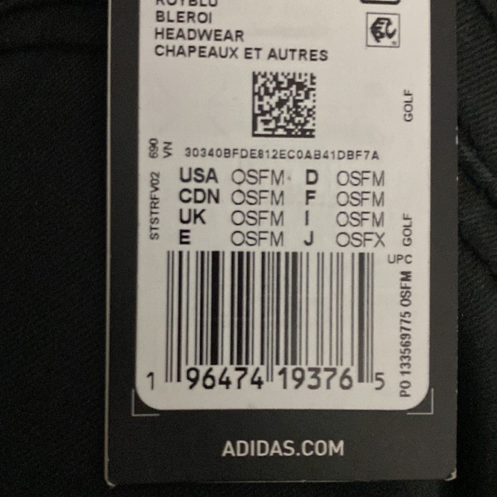 Adidas Golf Style Cap - Picture 7 of 7